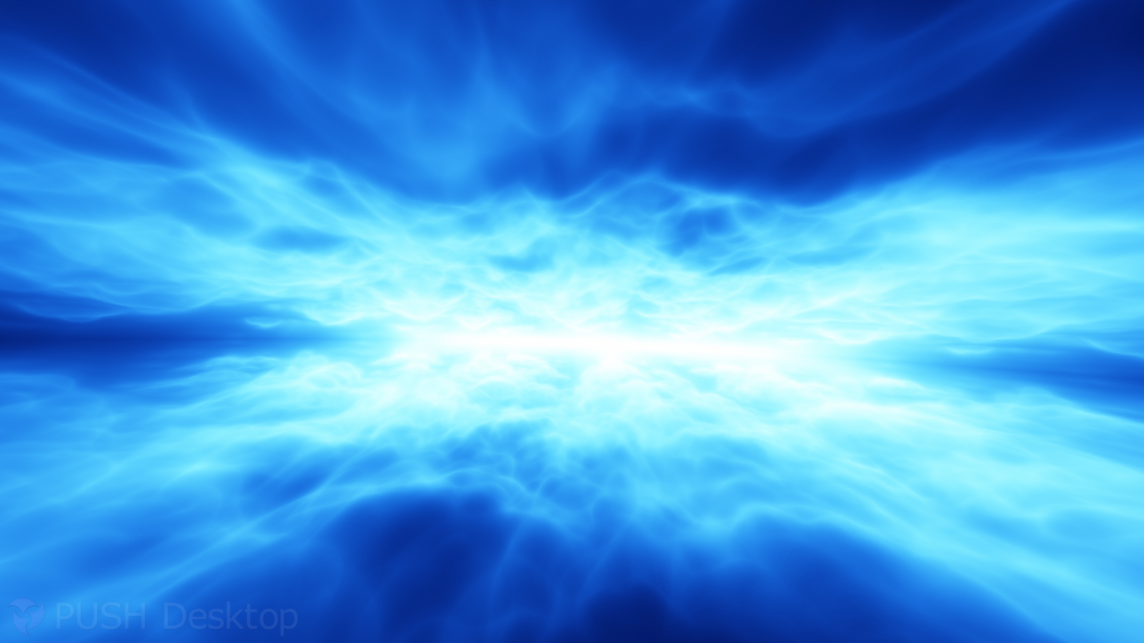 Heavenly Path Blue Light Screensaver Ethereal Waves