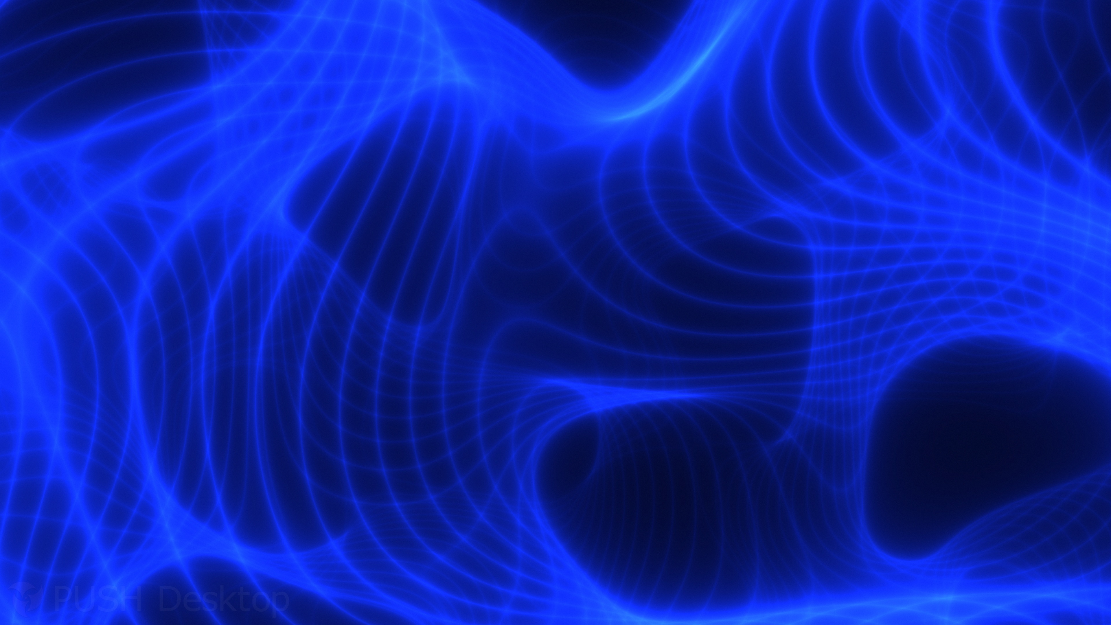 Blue Holographic Motion Background Desktop Wallpaper