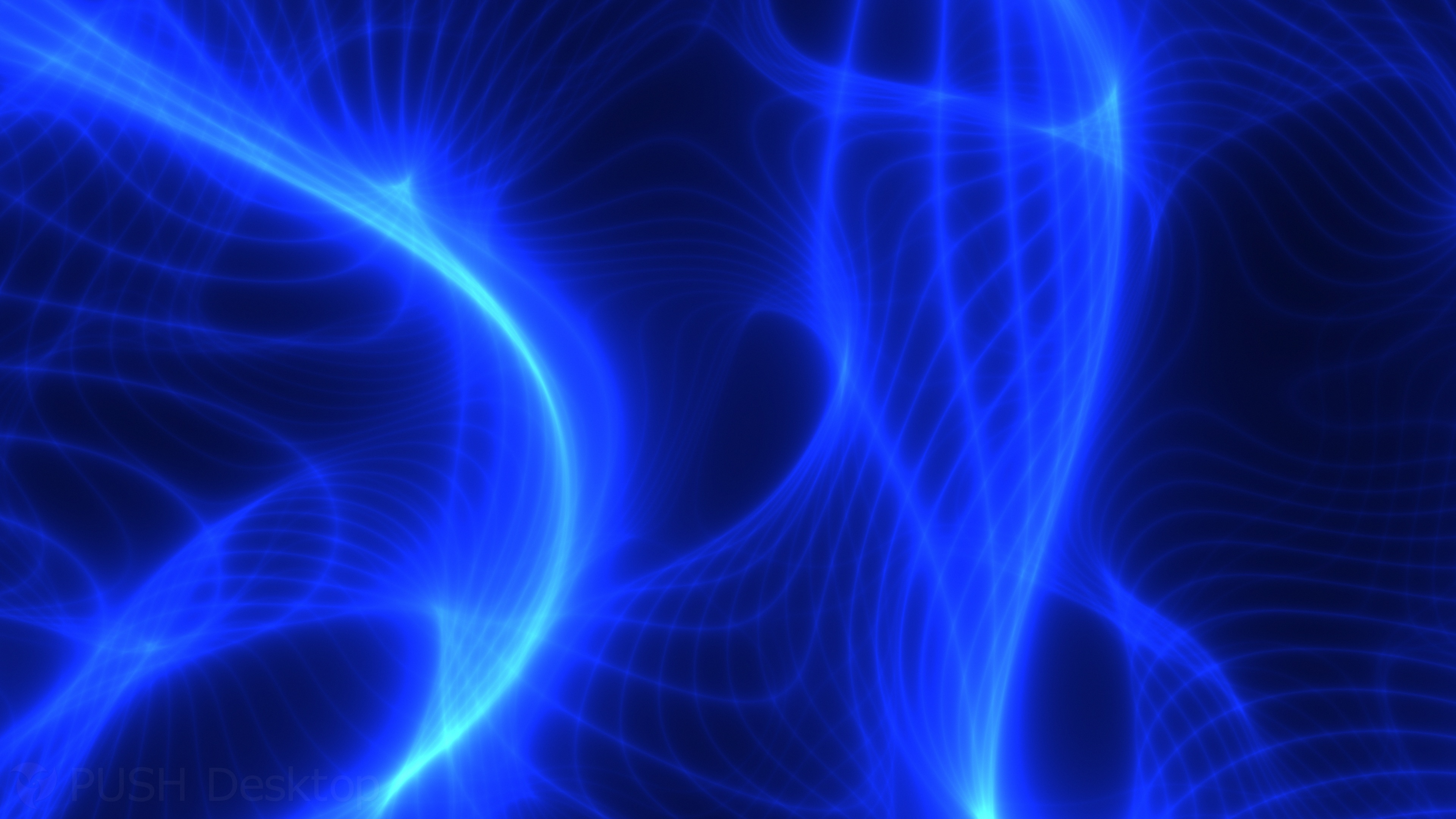 Dynamic Blue Waves Animated Screensaver