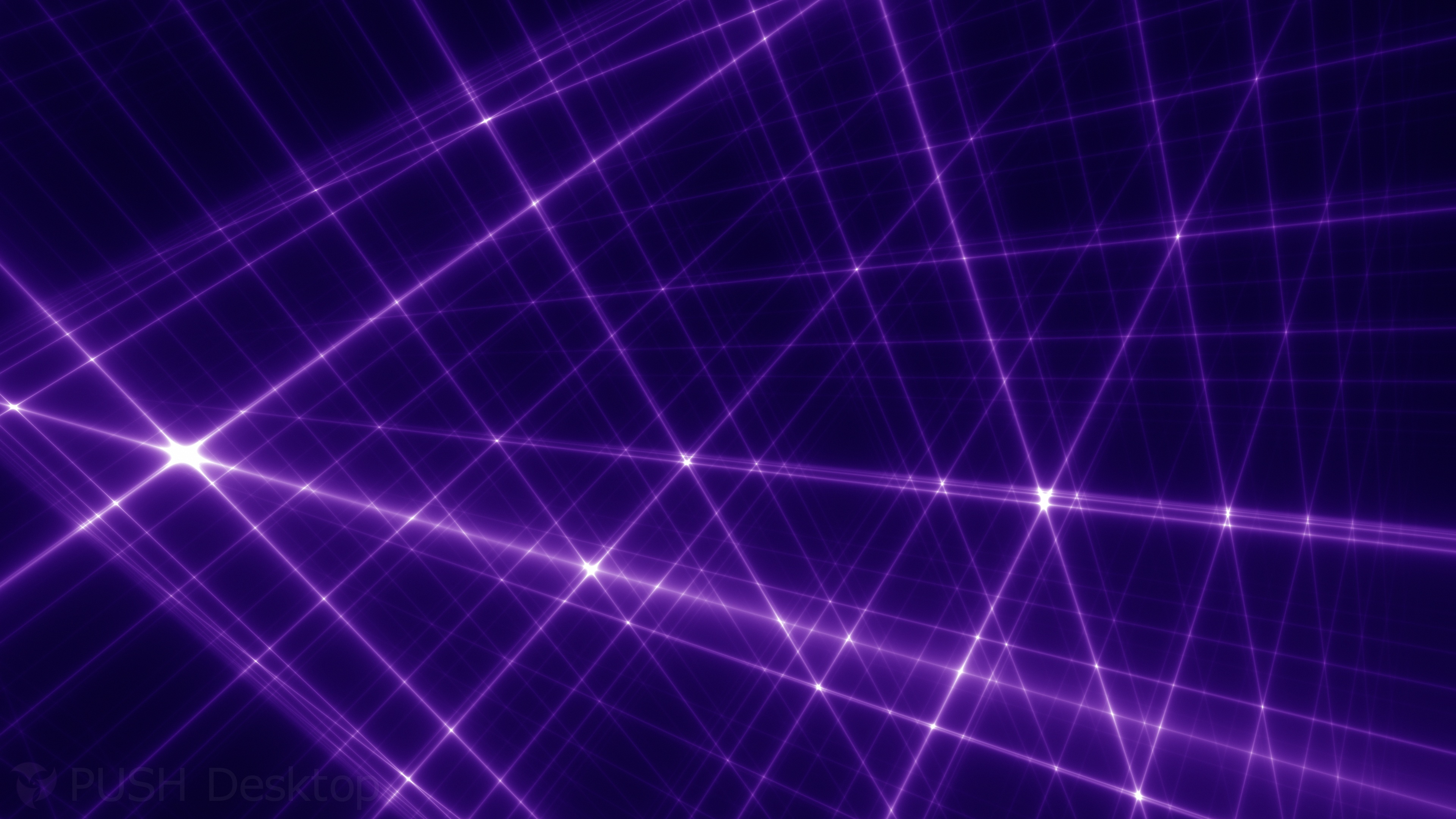 Glowing Violet Cube Lattice Live Wallpaper