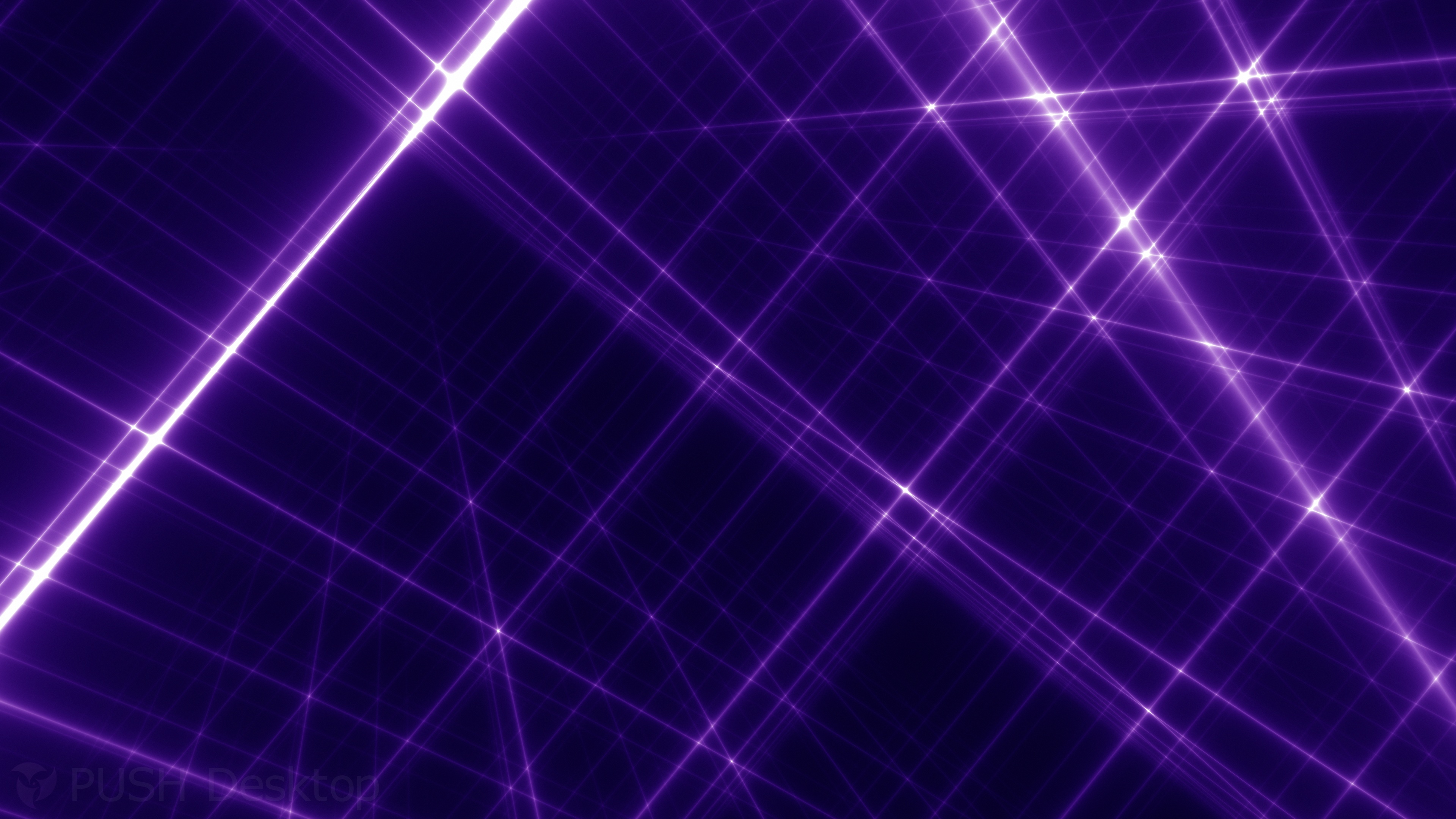 Infinite Lattice Drift Purple Neon Grid Wallpaper 4K
