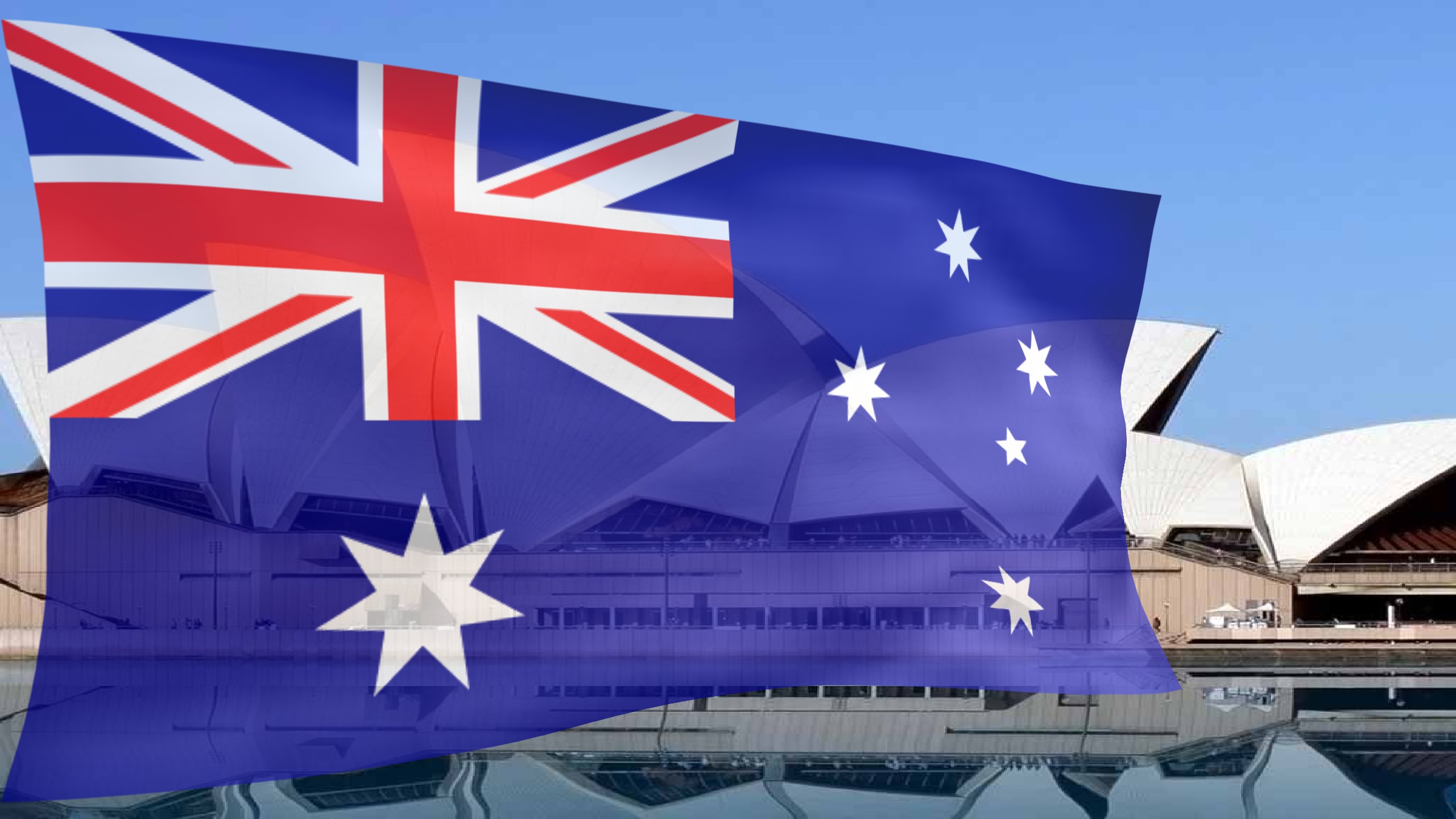 Moving Flag Wallpaper
