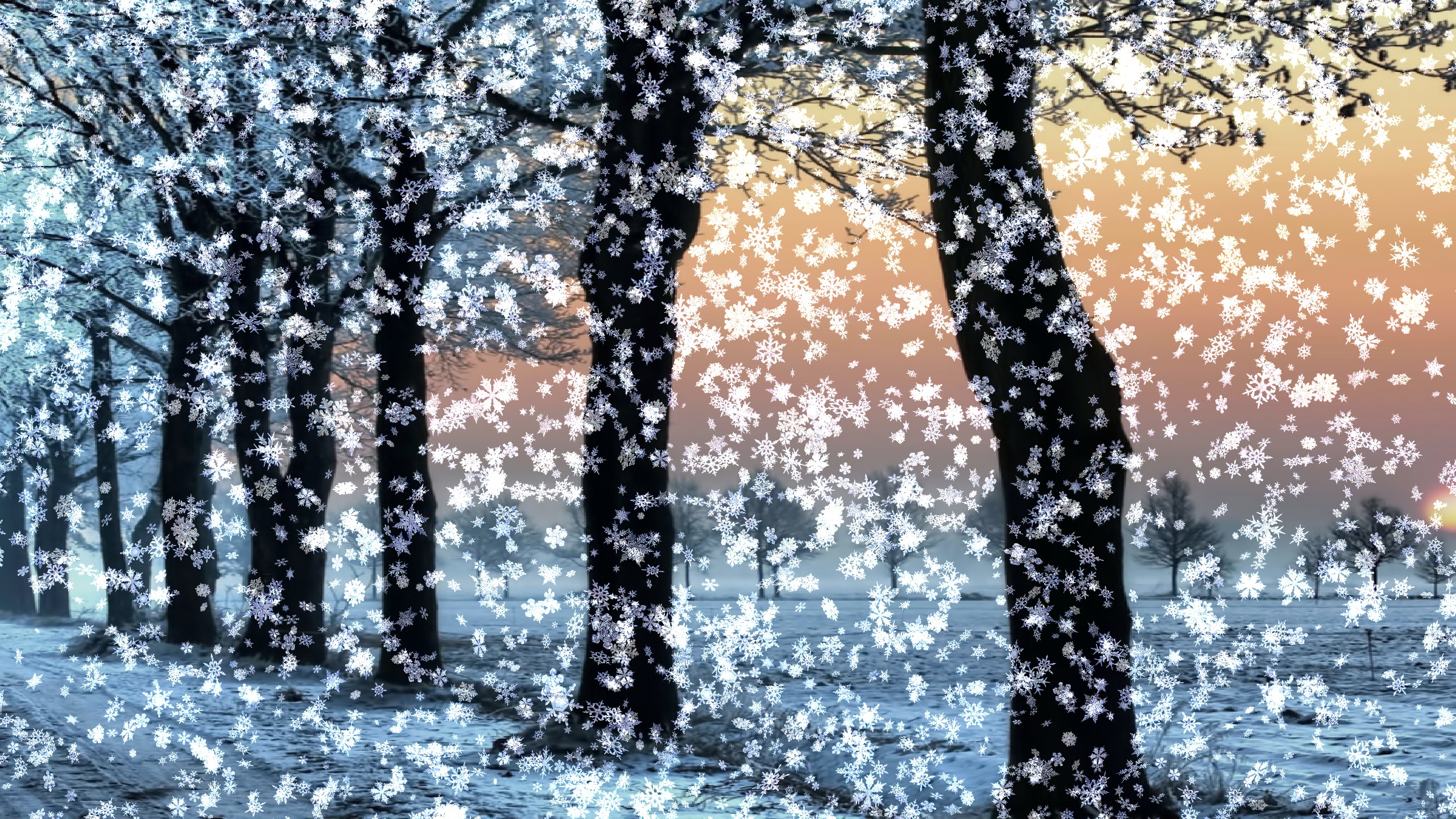 Snow On Desktop