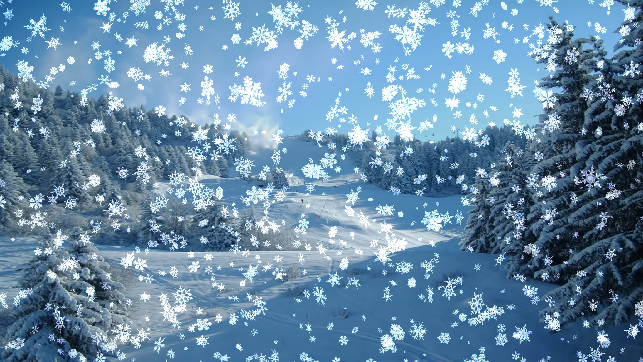 Snowy Desktop Screensaver