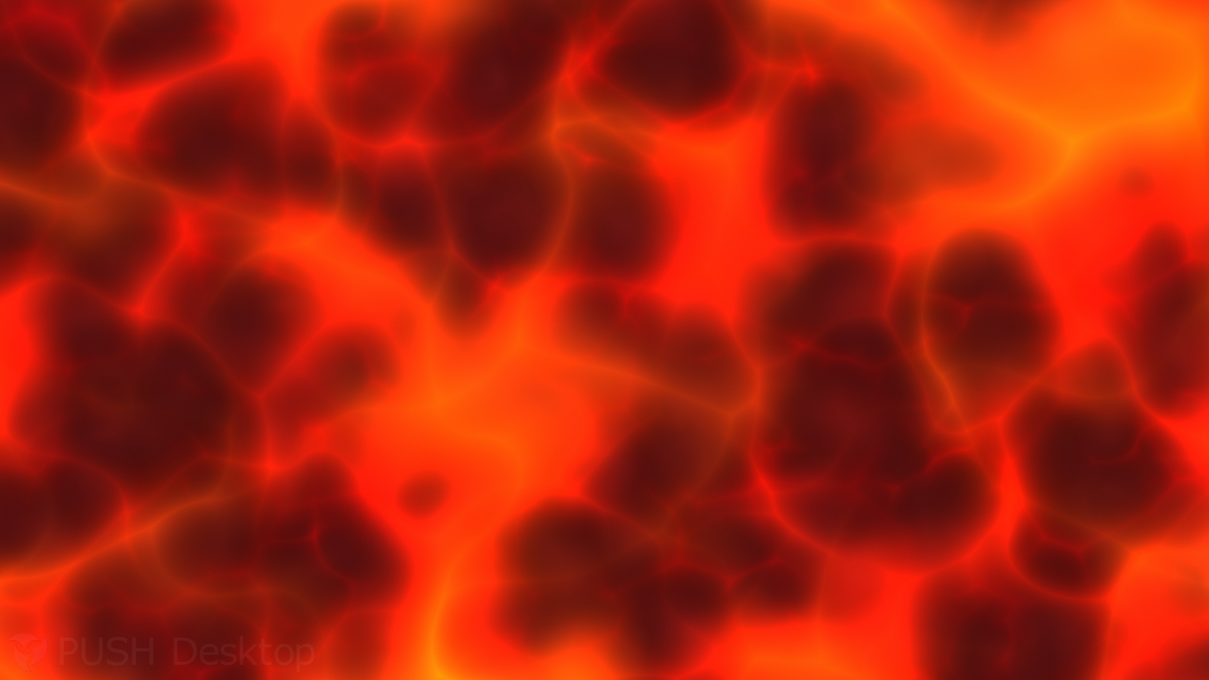 Dynamic Molten Rock Ambient Screensaver